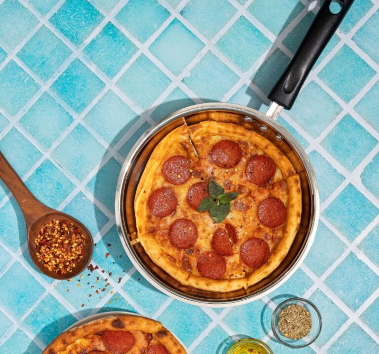 stainless steel frying pan